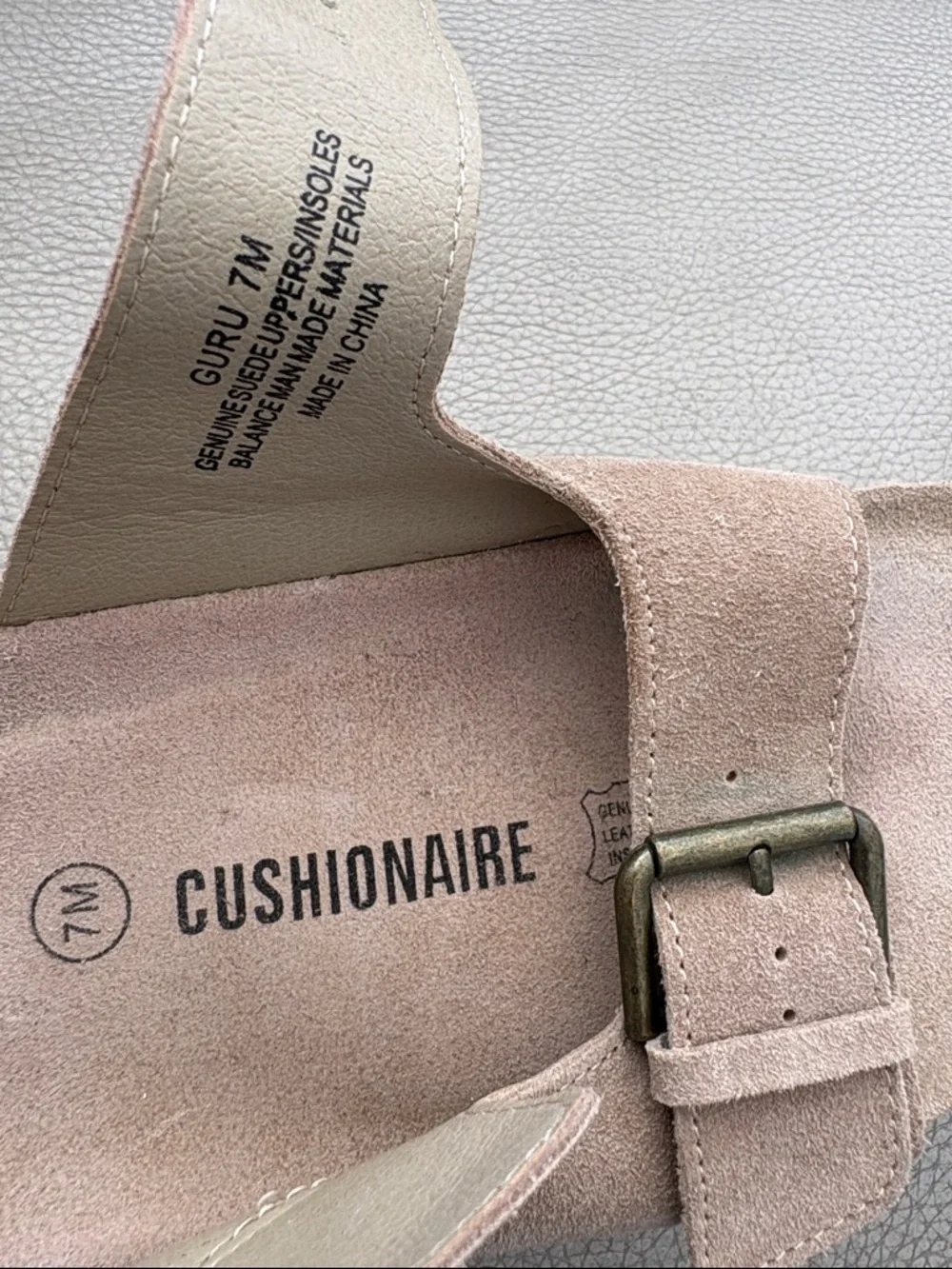 genuine suede